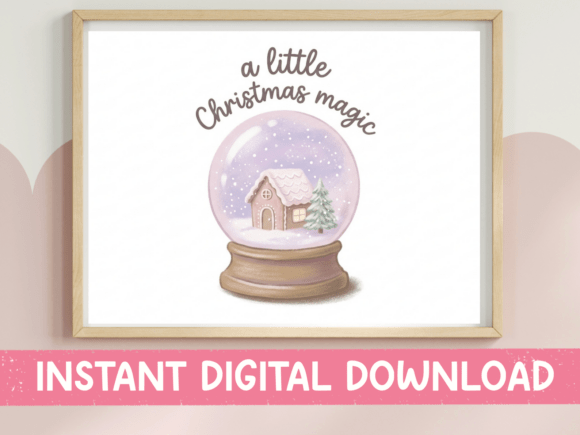 A Little Christmas Magic Snow Globe