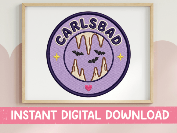 Carlsbad Caverns Badge SVG: Capture Deep Underground Beauty