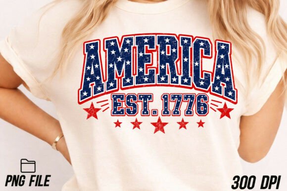 Celebrate in Style: Using Retro America Patriotic, 4th of July PNG
