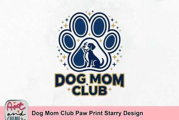 Dog Mom Club Paw Print Starry Design: A Guide for Creatives