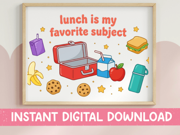 Lunch is My Favorite Subject: A Playful SVG for Back-to-School Designs
