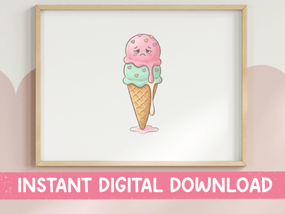 Sweeten Your Brand with This Adorable Kawaii Ice Cream Design