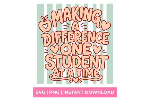 The Teacher's Toolkit: Crafting Impact with the Making a Difference Teacher SVG